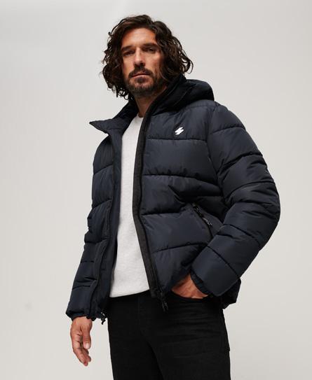 Hooded sports puffer M5011827A