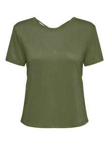 ONLAMBER LIFE S/S GLITTER TOP