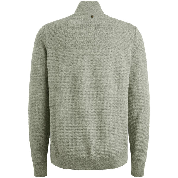 Half zip collar cotton moulin