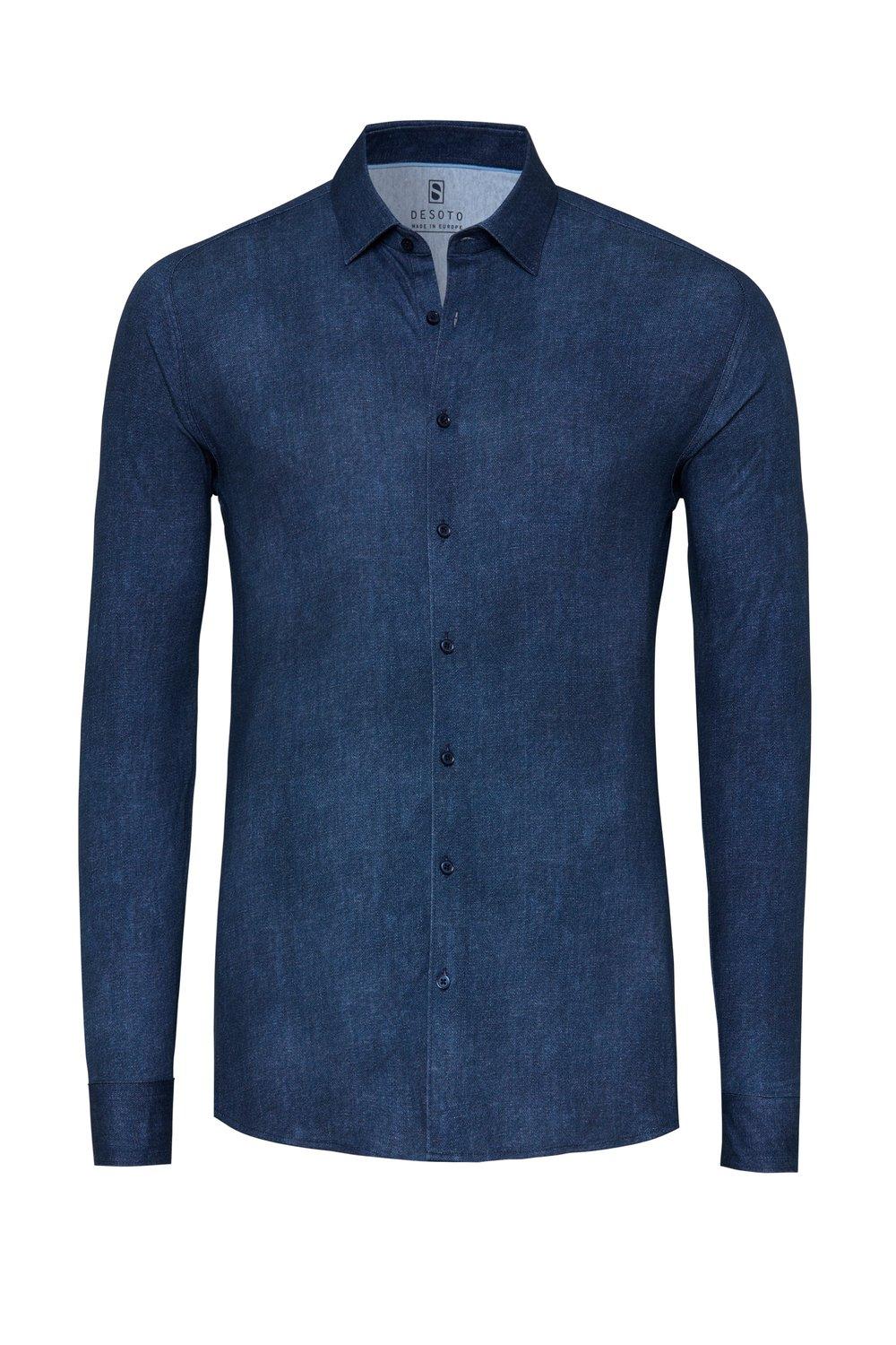 Shirt casual kent dark blue