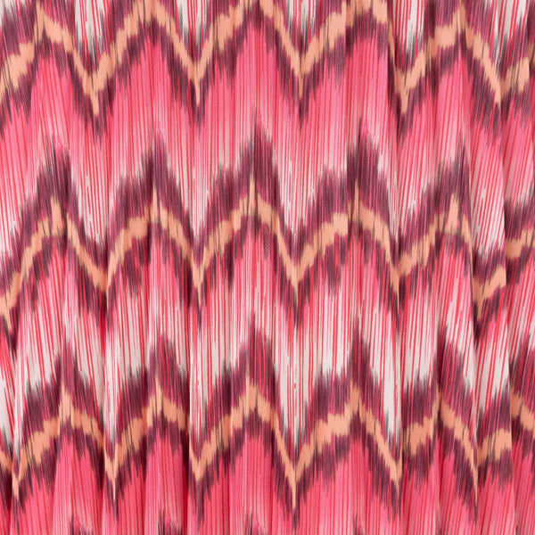 Skirt plisse Zigzag print