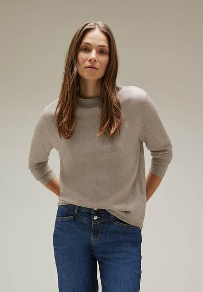 LTD QR rolled edge collar swe