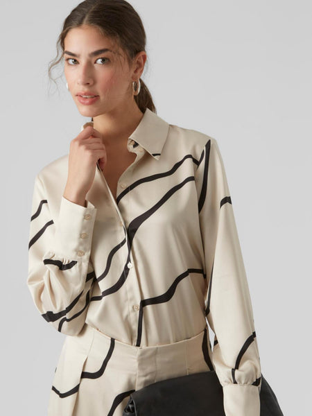 VMMERLE LS SHIRT WVN GA