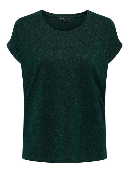 ONLMOSTER GLITTER S/S TOP JRS