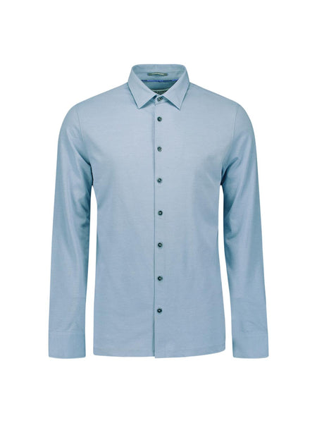 Shirt twill jersey blue