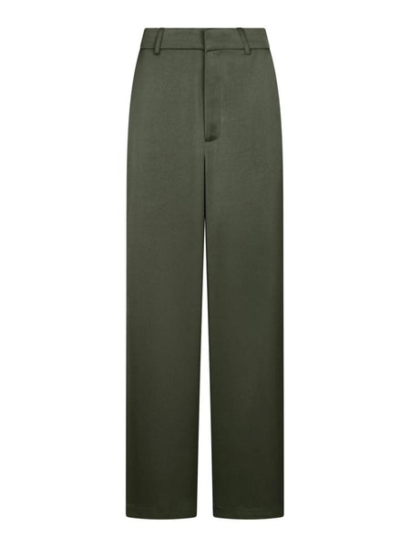 Emmett sateen pants green