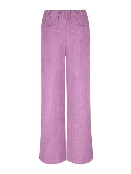 Pants leona purple melange
