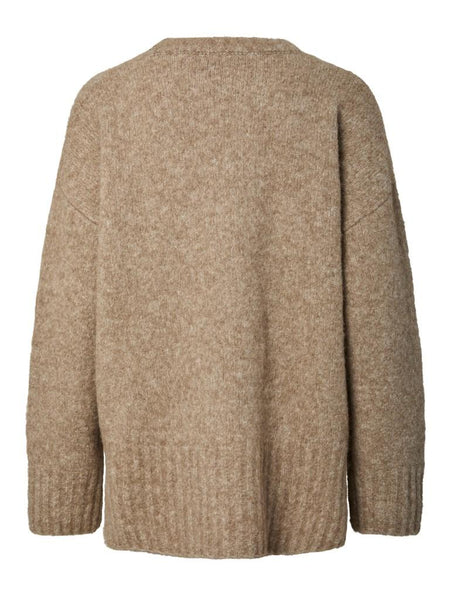 PCTINA LS O-NECK KNIT NOOS