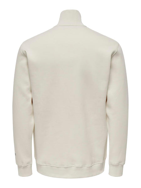 ONSRILEY REG 1/4 ZIP HIGH NEC