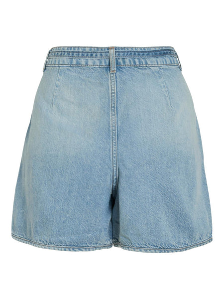 VIKIKI HW BELT DENIM SHORTS L