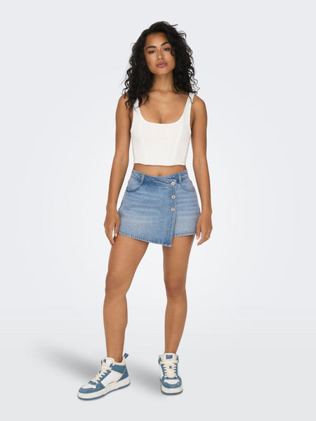 ONLLESLY REG LB DNM SKORT BJ