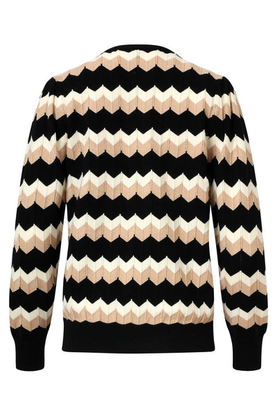 Knit top 25523 black-sand