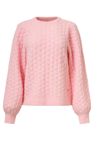 Knit top 25502 baby pink