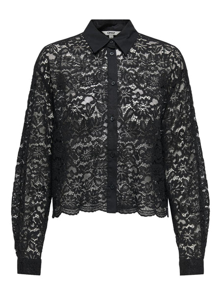 ONLJILLI LACE MIX SHIRT WVN