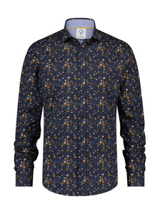 Shirt flower navy