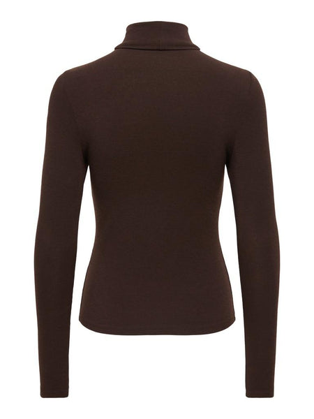 ONLGLAMOUR L/S ROLL-NECK TOP