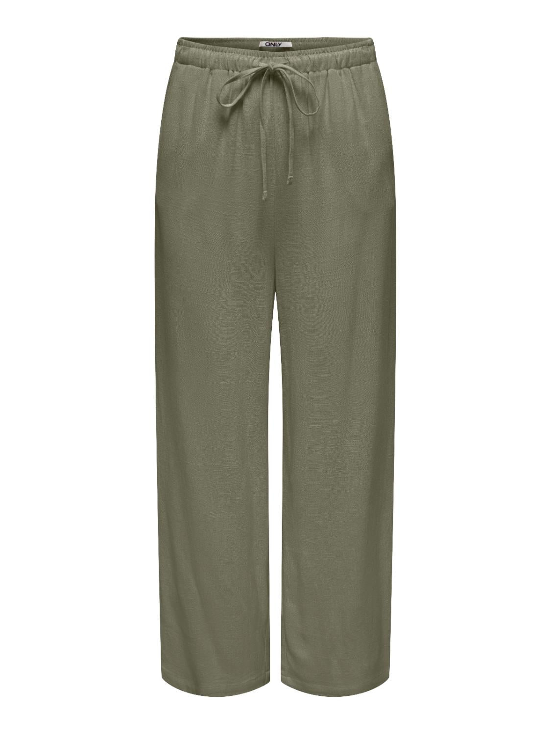 ONLSIESTA MW PULL-UP LINEN BL