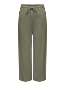 ONLSIESTA MW PULL-UP LINEN BL