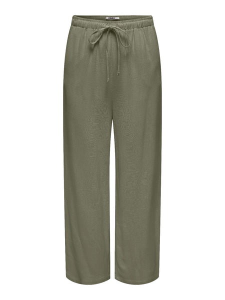 ONLSIESTA MW PULL-UP LINEN BL