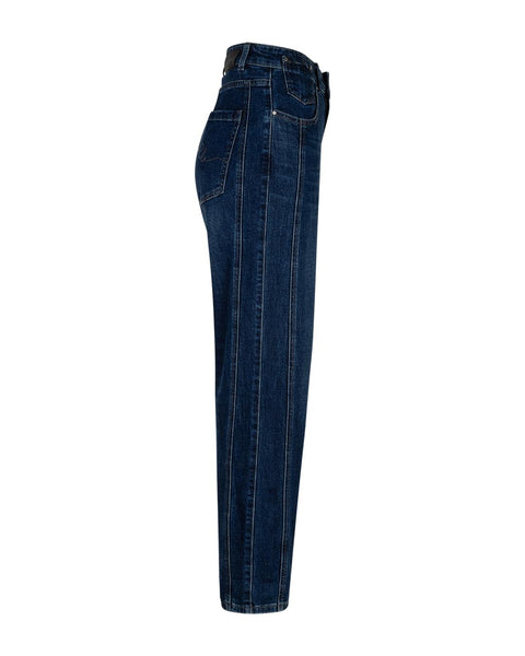 Caitlina side patch dark ston