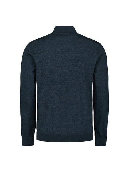Pullover half zip melange navy
