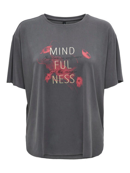 ONLFREE LIFE S/S PRINT TOP BO