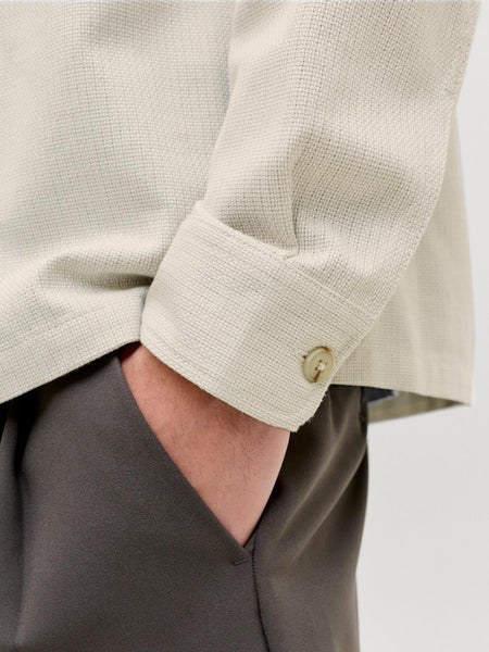JPRBLURAYLE LINEN BL. SOLID L