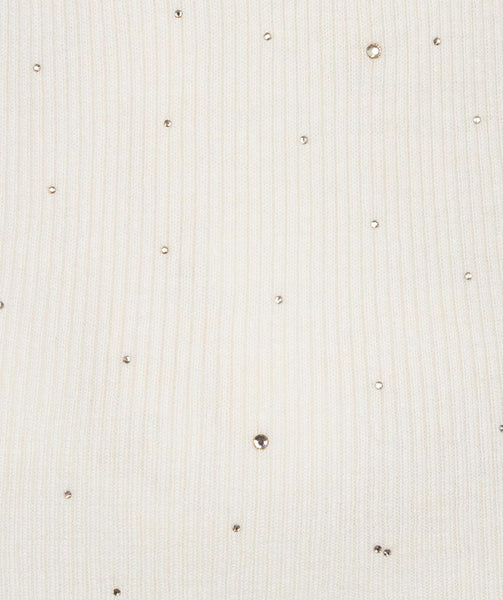 Top rib s/slve sequins