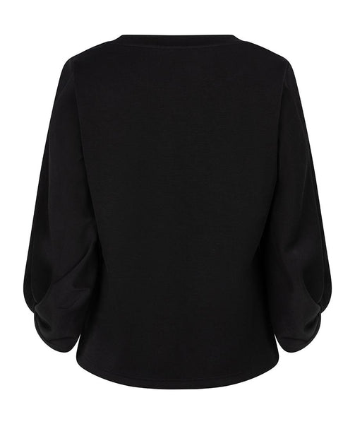 Sweater modal twisted sleeve