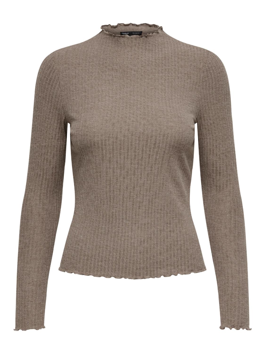 ONLEMMA L/S HIGH NECK TOP NOO