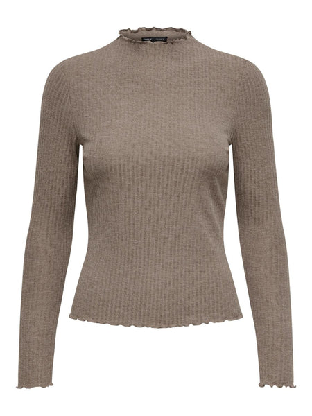ONLEMMA L/S HIGH NECK TOP NOO