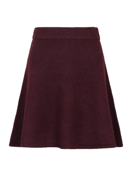 Gisa knit skirt wine