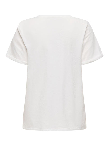 ONLLINE LIFE S/S O-NECK PRINT