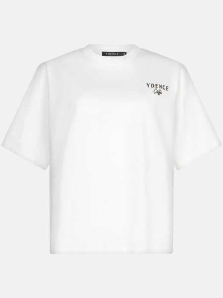 T-shirt ydence cafe white