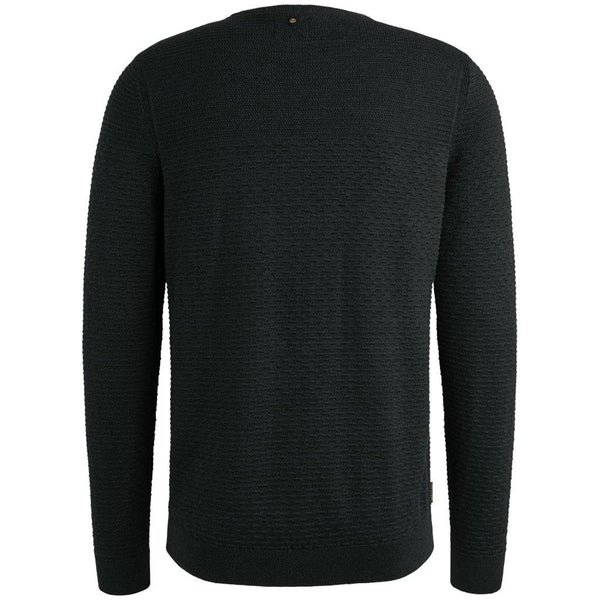 R-neck cotton mouline