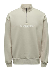 ONSBRICE RLX 1/4 ZIP HIGH NEC