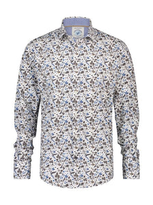 Shirt flower offwhite