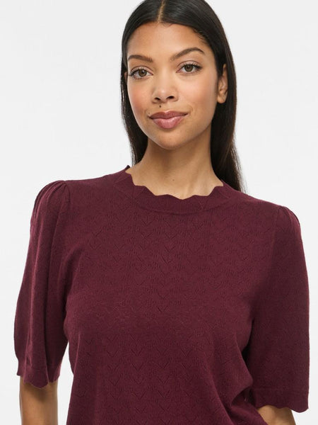 VIEMI O-NECK 2/4 SLEEVE KNIT
