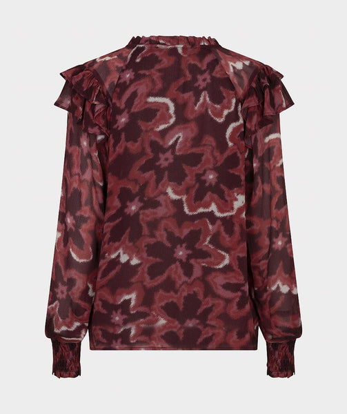 Blouse ruffle Autumn Bloom
