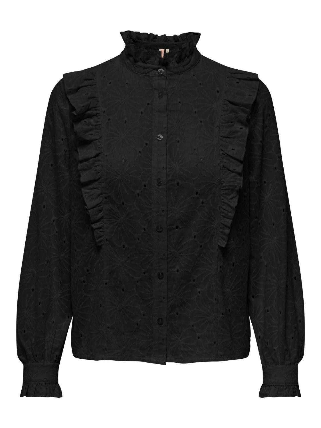 ONLVANESSA LS EMB SHIRT WVN