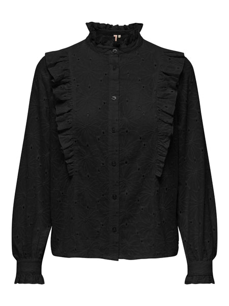 ONLVANESSA LS EMB SHIRT WVN