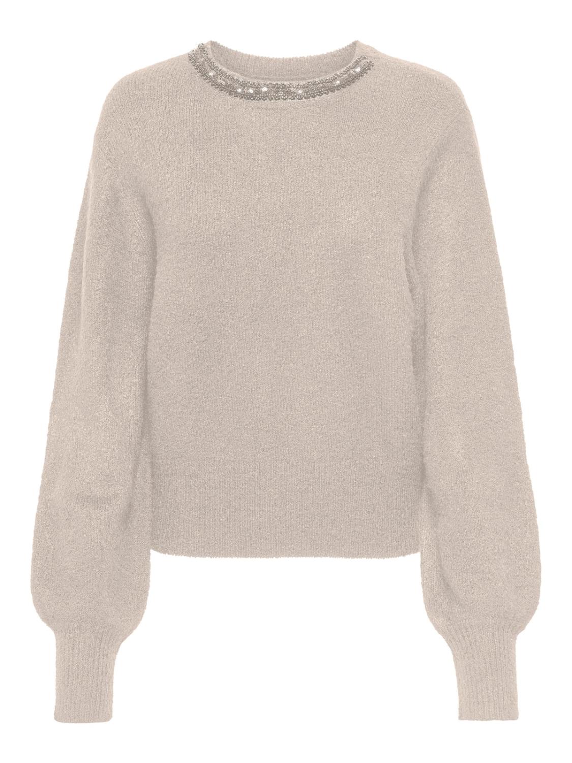 ONLAVI LS EMBELLISH O-NECK EX