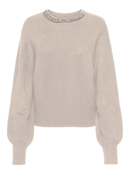 ONLAVI LS EMBELLISH O-NECK EX