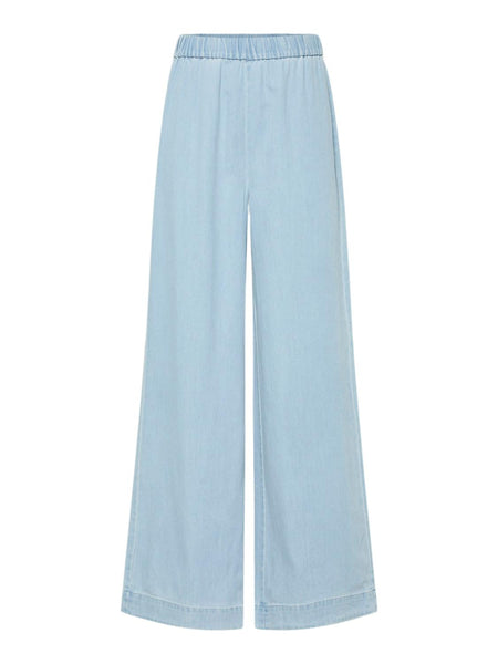PCSMIDI HW WIDE LEG DENIM PAN