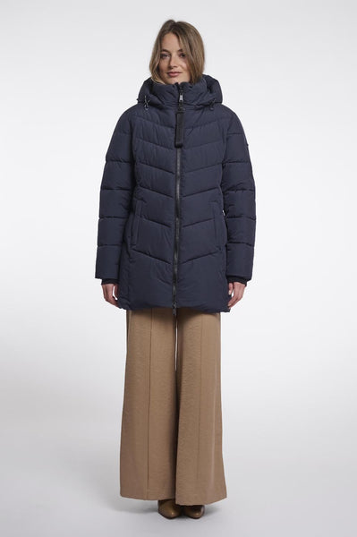 Padded jacket with detachable 
