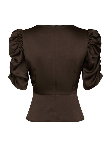 Benua heavy sateen blouse
