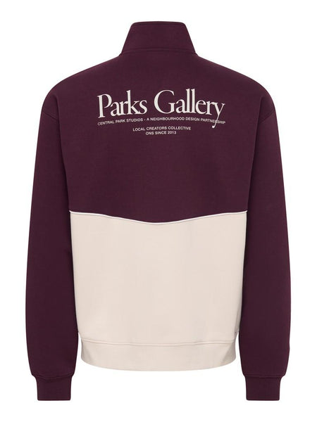 ONSCERES RLX HALF ZIP PARKS H