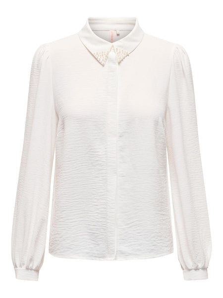 ONLMETTE PEARL LS SHIRT WVN