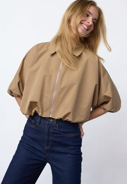 Jacket nelly-ja dark sand