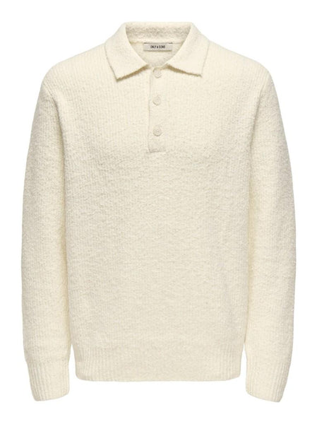 ONSDALE RLX LS POLO KNIT NOOS